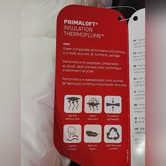 Free People In A Bubble Puffer Vest in Painted White Size Large NEW - Picture 10 of 12